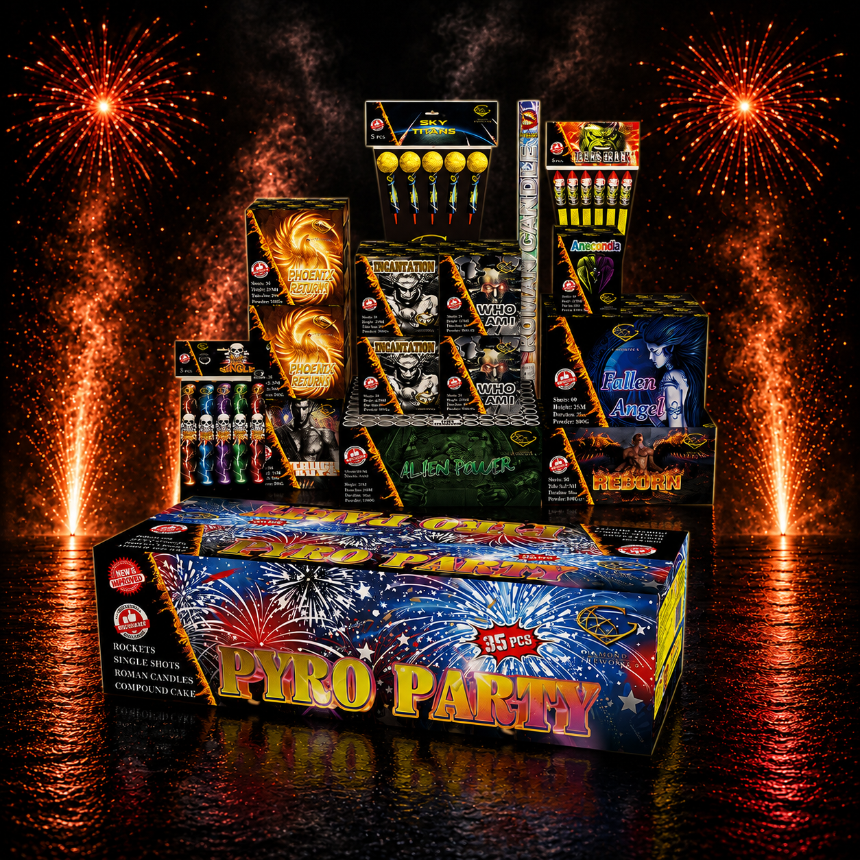 Pyro Party Showstopper Display Kit