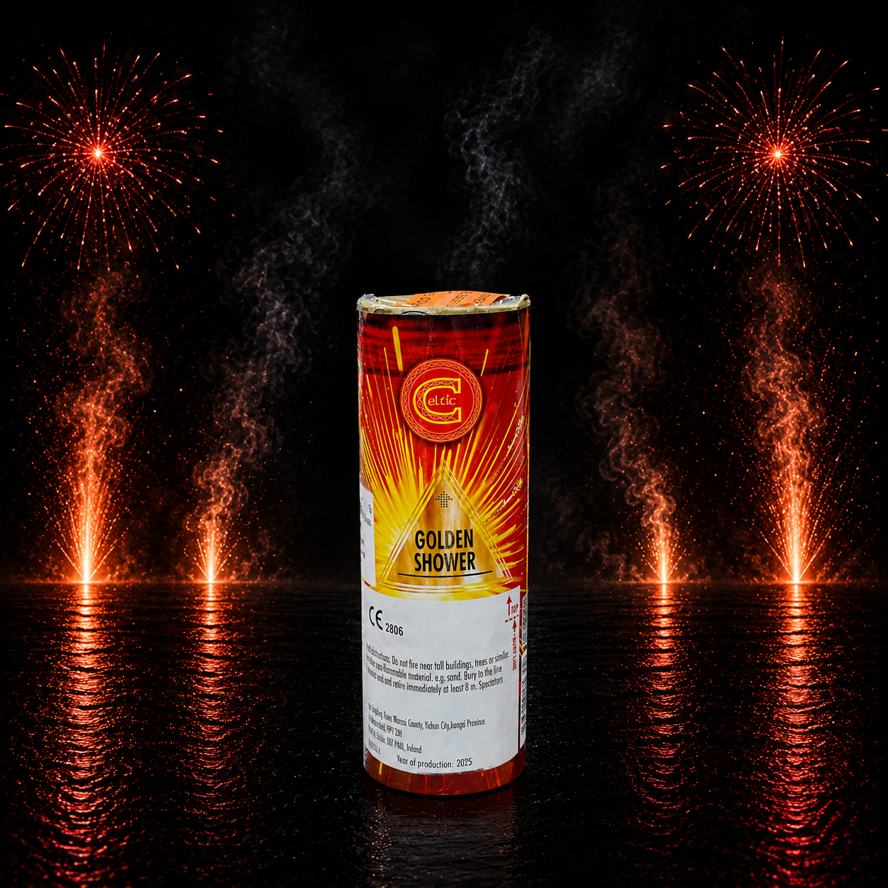 Golden Shower – Premium Gold Fountain Firework