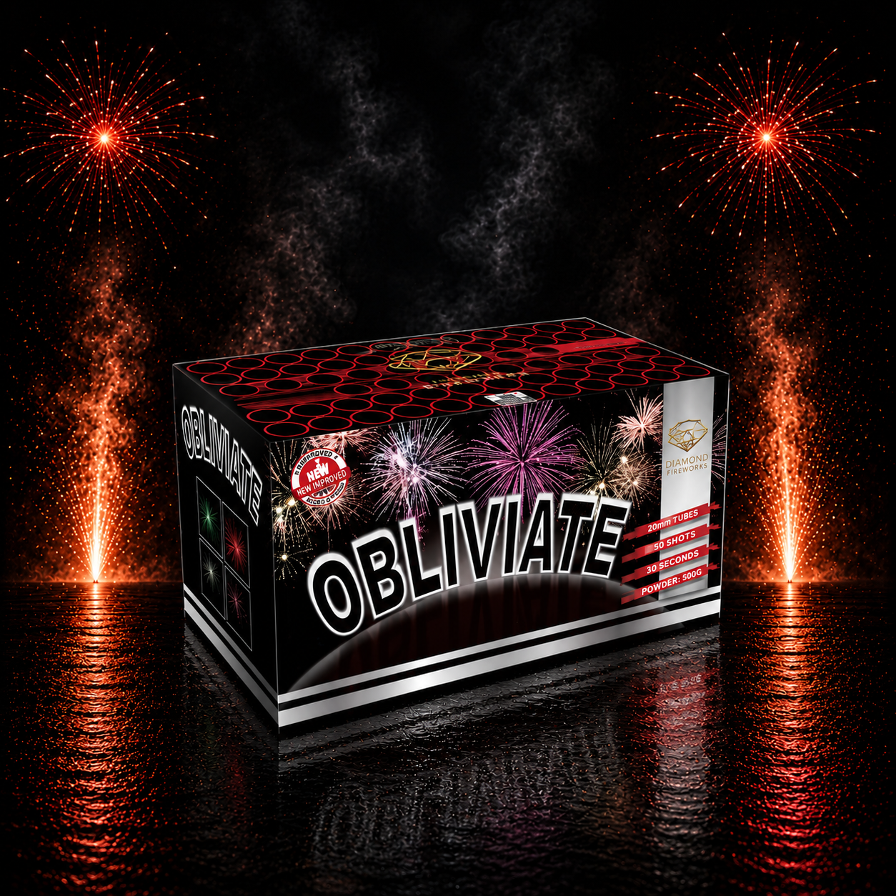 Obliviate 66 Shot Barrage Cake